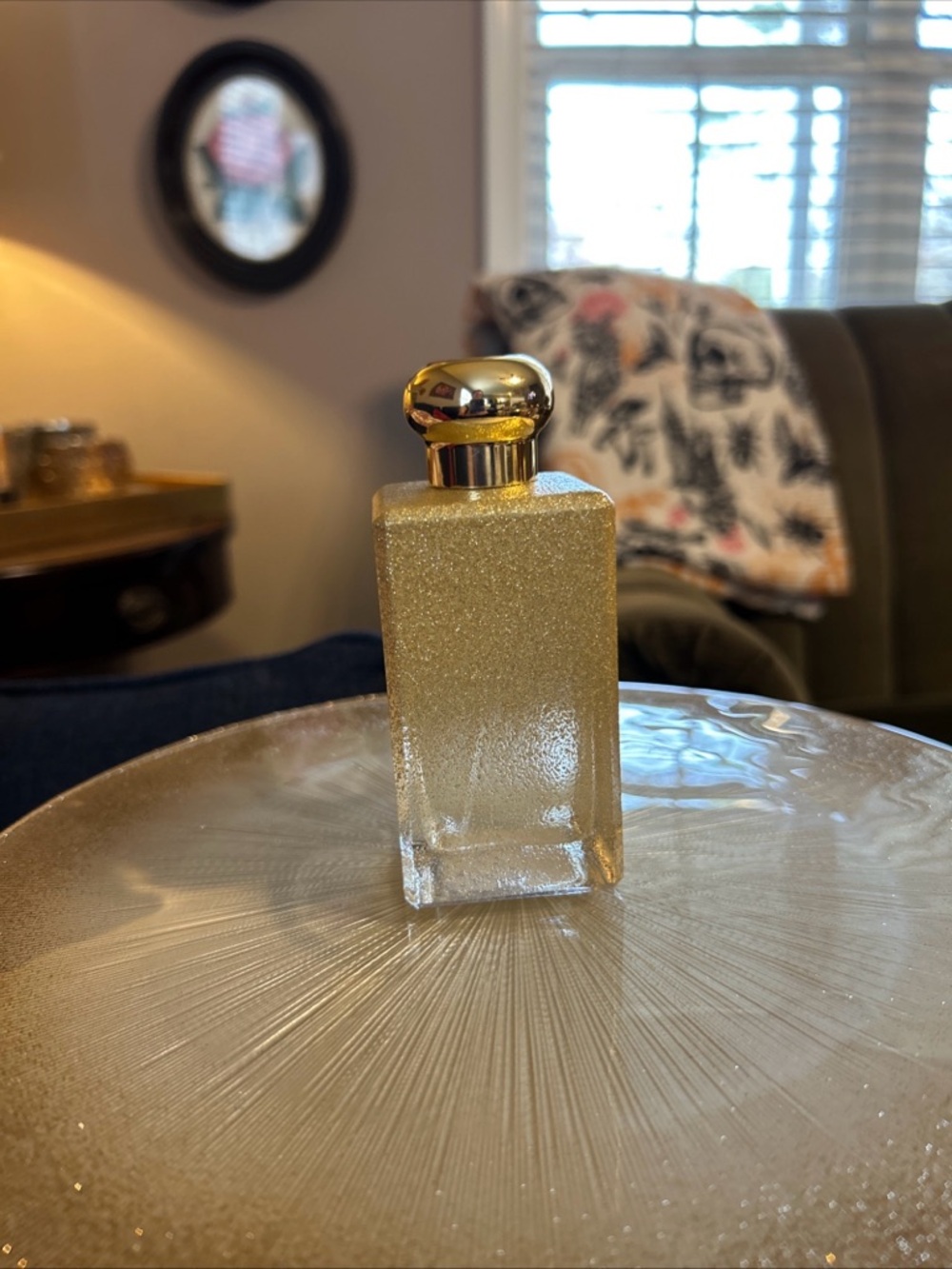 Jo Malone Gold Glitter Glass Pear and Freesia Limited Edition Holiday 3.4